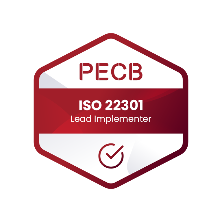 Certification ISO 22301 Lead Implementer - PECB